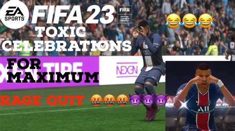 Flick analogue stick the right twice, if I&39;m 5 down or 5 up. . Fifa 23 toxic celebrations